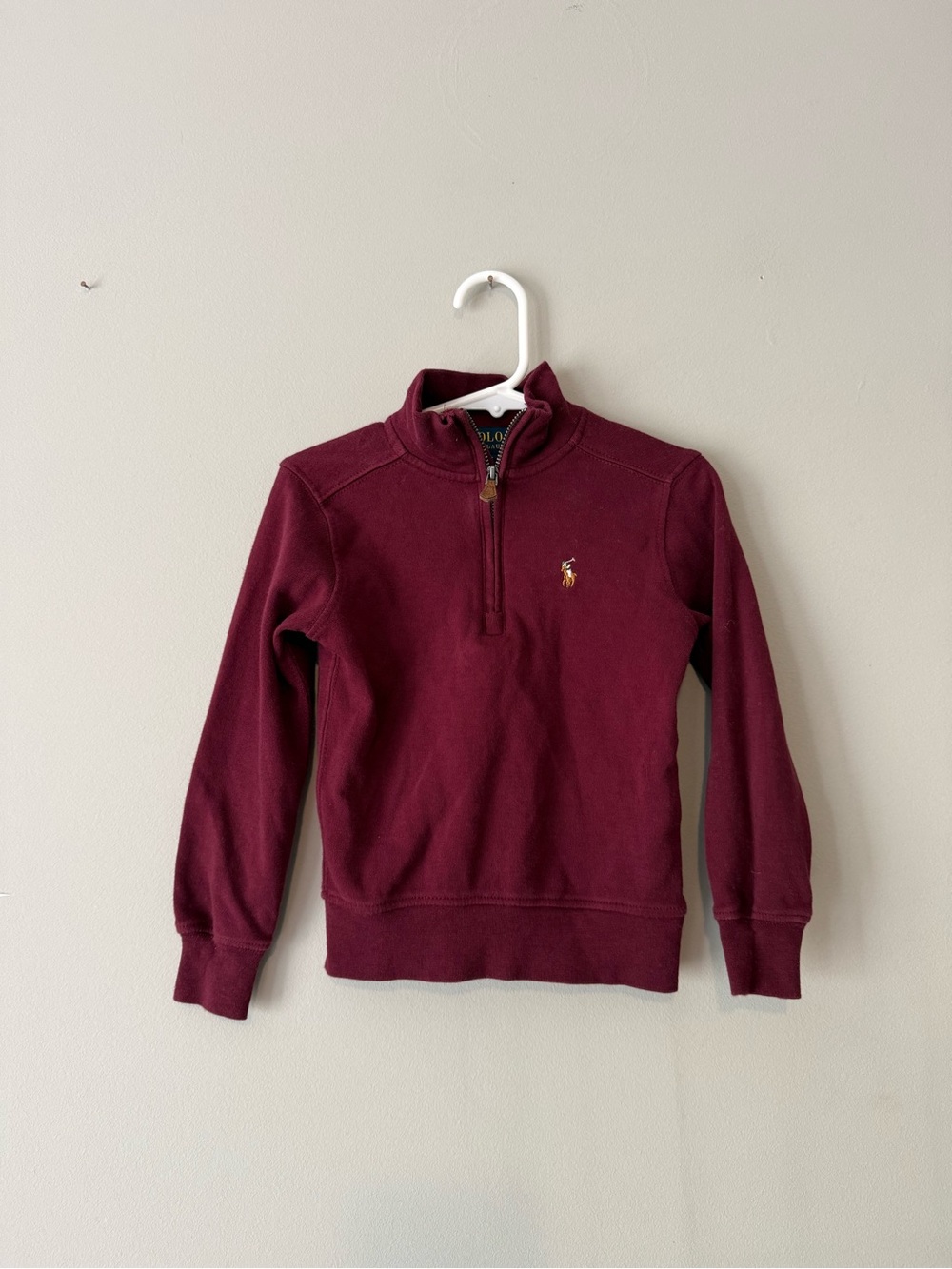 Polo Ralph Lauren Kids Half-Zip Pullover - Burgundy